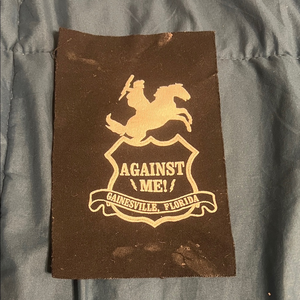 Against Me! Black and White patch